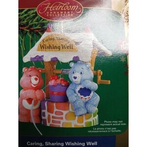 Carlton Cards Care Bears Wishing Well Heirloom‎ Collection W/box Caring, Sharing
